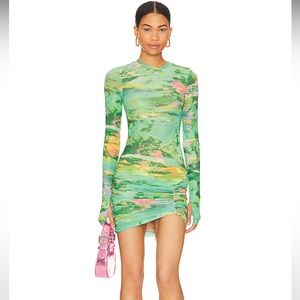 NEW WITH TAGS- Revolve: Mirza Mesh Mini Dress